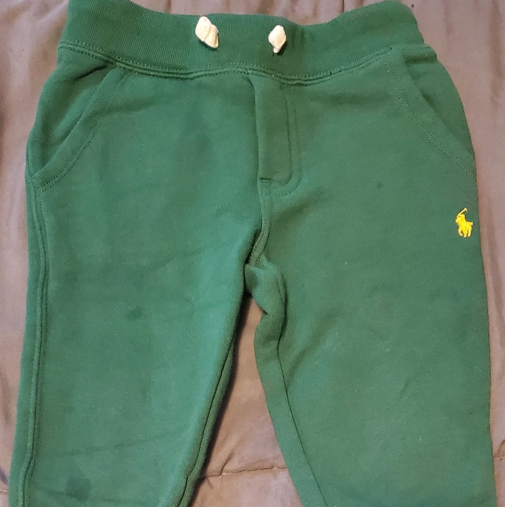 Polo Ralph Lauren Toddler Boys Joggers, Green, Size 3T